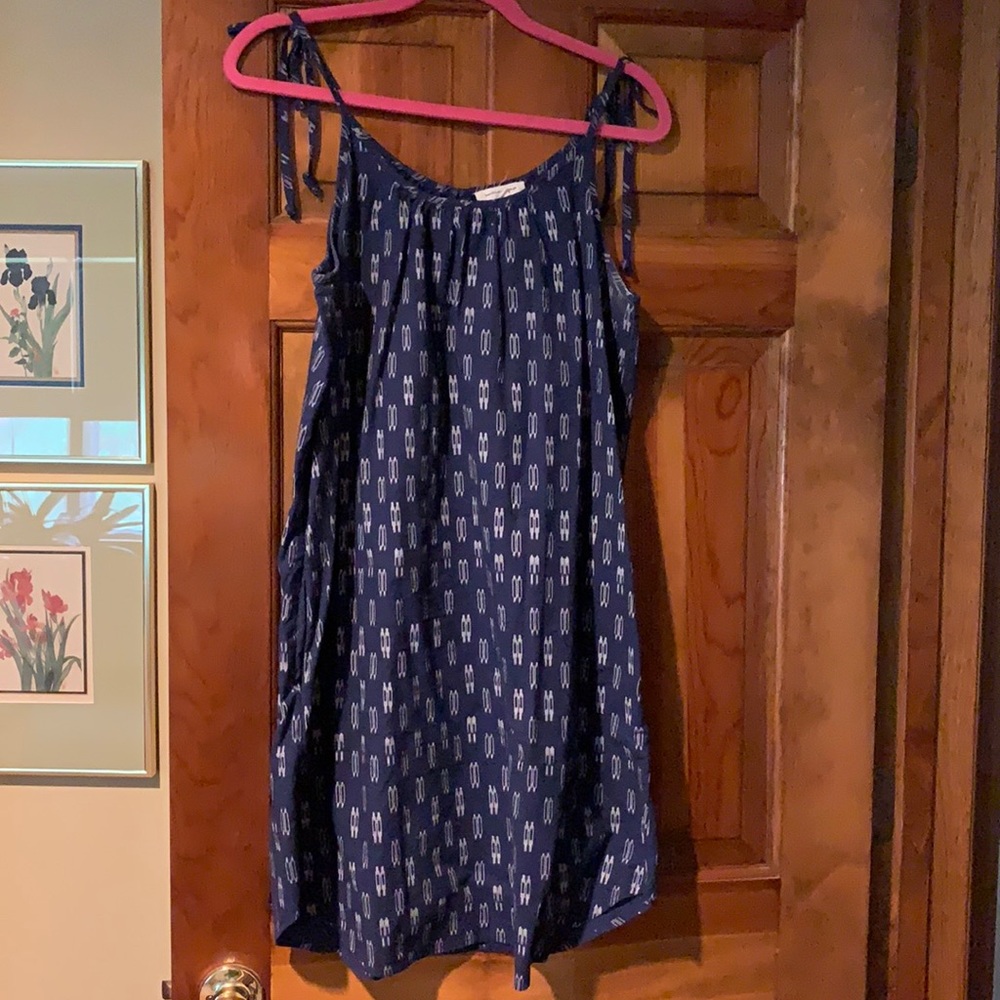 Beachlunchlounge navy print dress - Picture 1 of 5